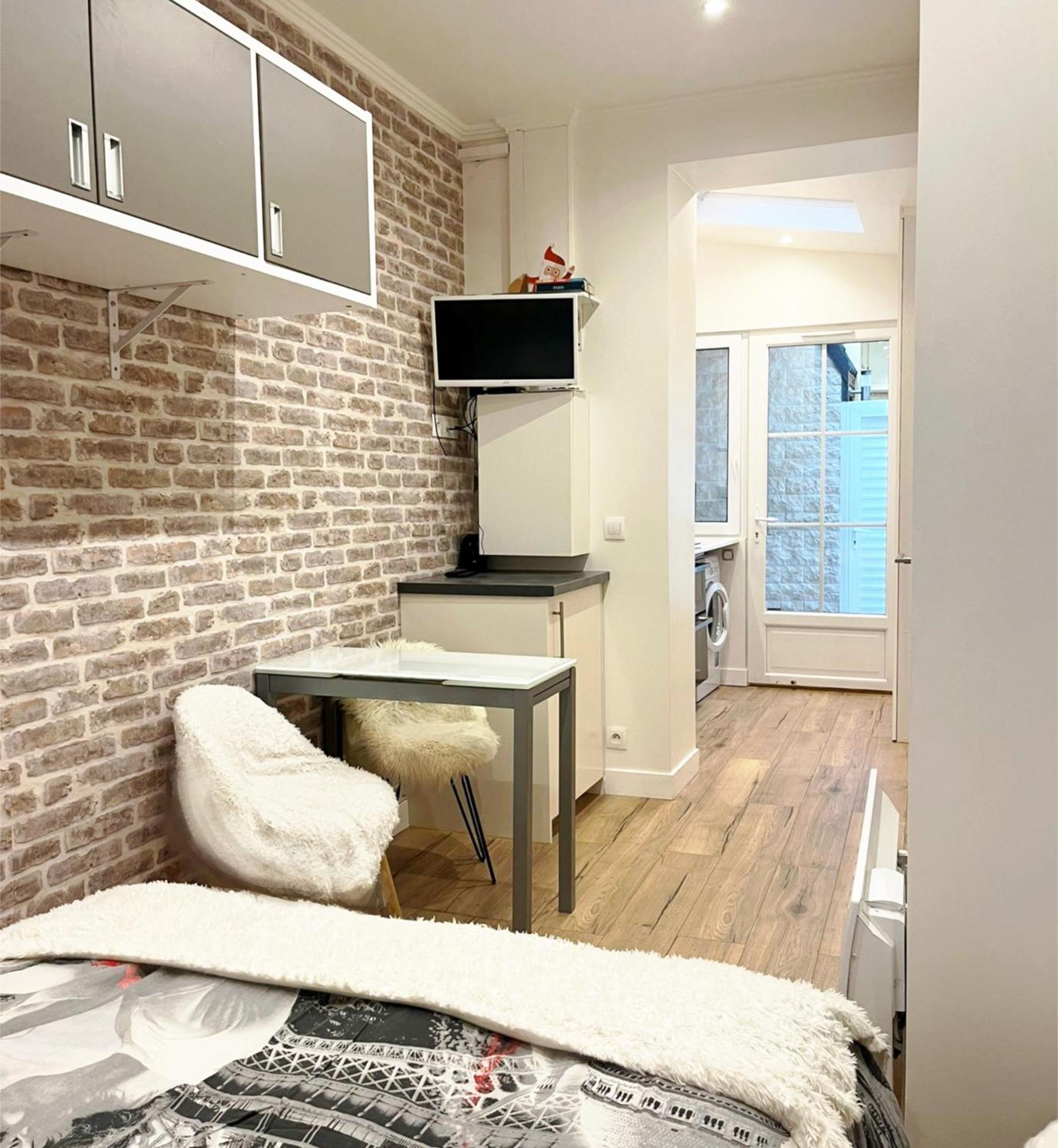 Eiffel Tower Studio With Patio باريس المظهر الخارجي الصورة